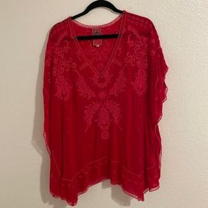 Johnny Was Embroidered Blouse